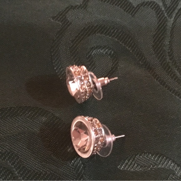 Elegant CHICO’S Large Stone STUD Earrings - Picture 4 of 7